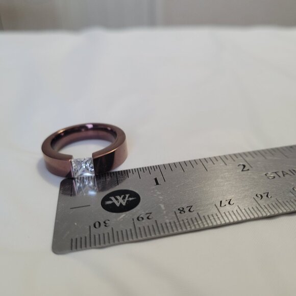 Inox 316L Stainless Men's Band Size 10 1/4 Copper Colored - Picture 8 of 10